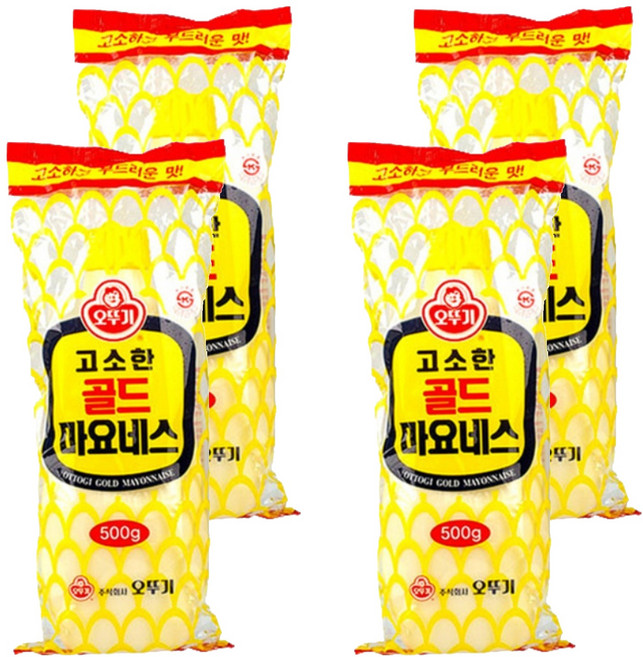 OTOKI 不倒翁 黃金美乃滋, 500g, 4個
