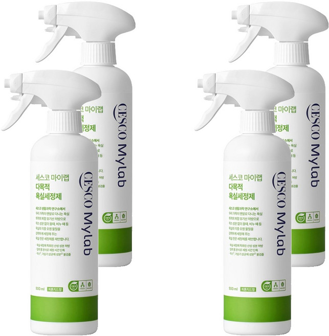 세스코마이랩 다목적 욕실세정제, 500ml, 4개