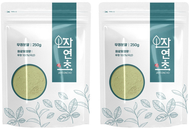 자연초 무청분말, 250g, 2개