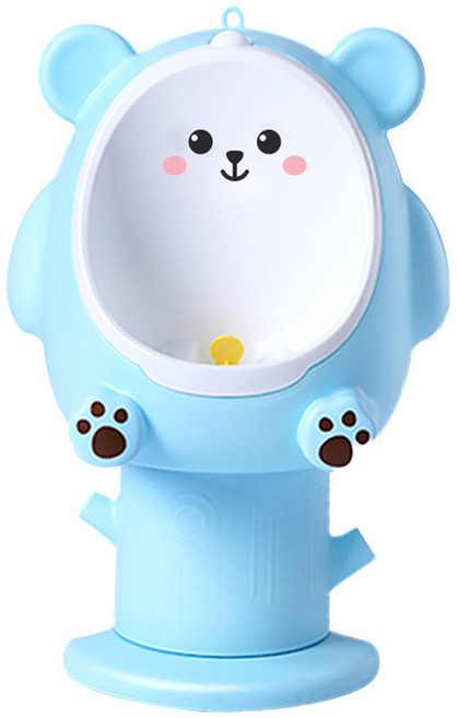 더마더 곰돌이 유아 소변기, 블루