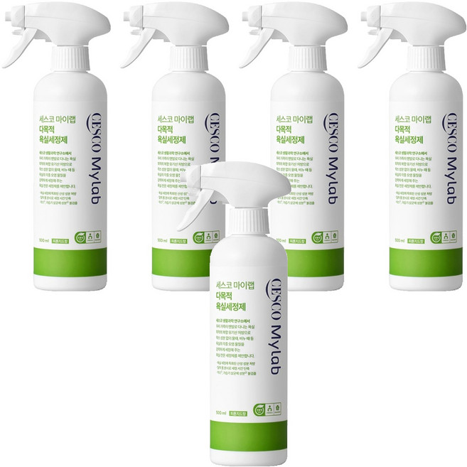 세스코마이랩 다목적 욕실세정제, 500ml, 5개