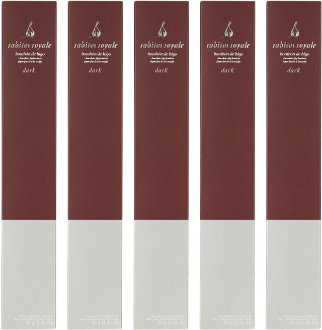 Rabitos Royale 西班牙頂級無花果松露巧克力 6個, 95g, 5盒