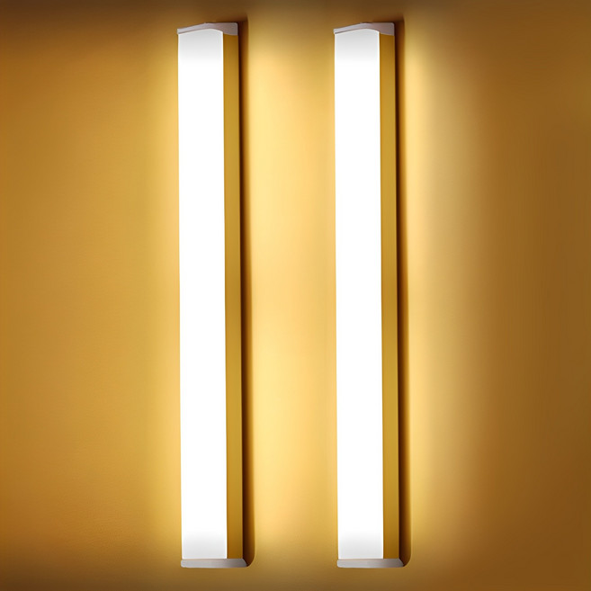 레나에너지 충전식 무선 LED 센서등 50cm, 웜화이트, 2개