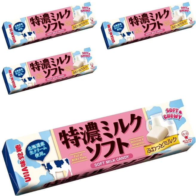 유하미카쿠토 토쿠노 밀크 소프트 캔디, 50g, 4개 - 쿠팡