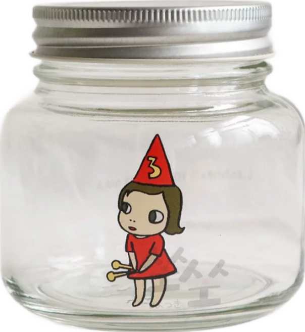 yOSHITOMO NARA 玻璃儲物罐 3號, 320ml, 1個