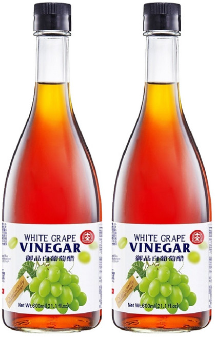 十全御品白葡萄醋 600ml, 2瓶