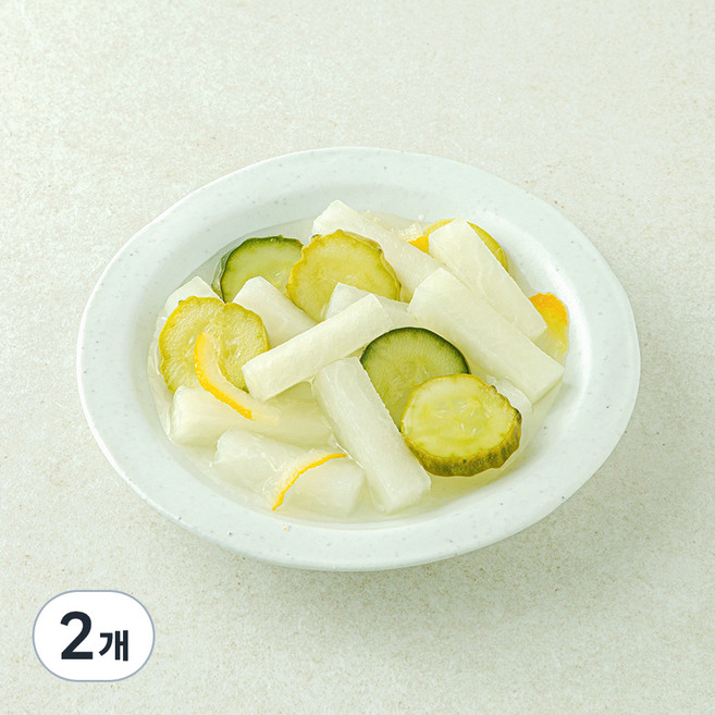 반가 유자를 곁들인 오이무피클, 2kg, 2개