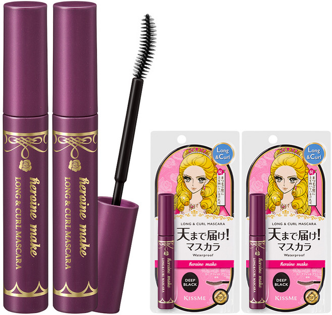 히로인메이크 롱앤컬 마스카라 EX 6g, 딥블랙, 2개