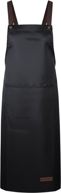 minono 米諾諾 日式H型防水圍裙加長版, 黑色, 1件