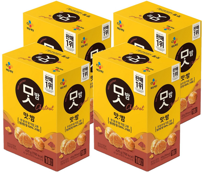 CJ맛밤, 420g, 4개