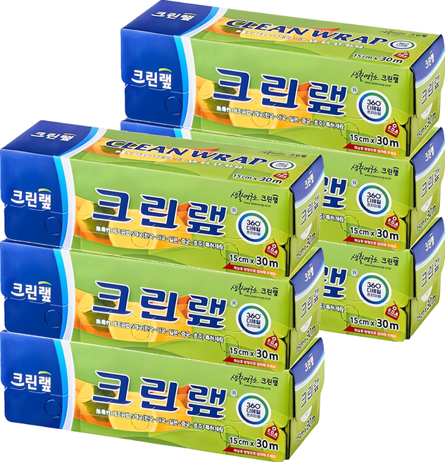 크린랩 위생랩, 30m, 6개