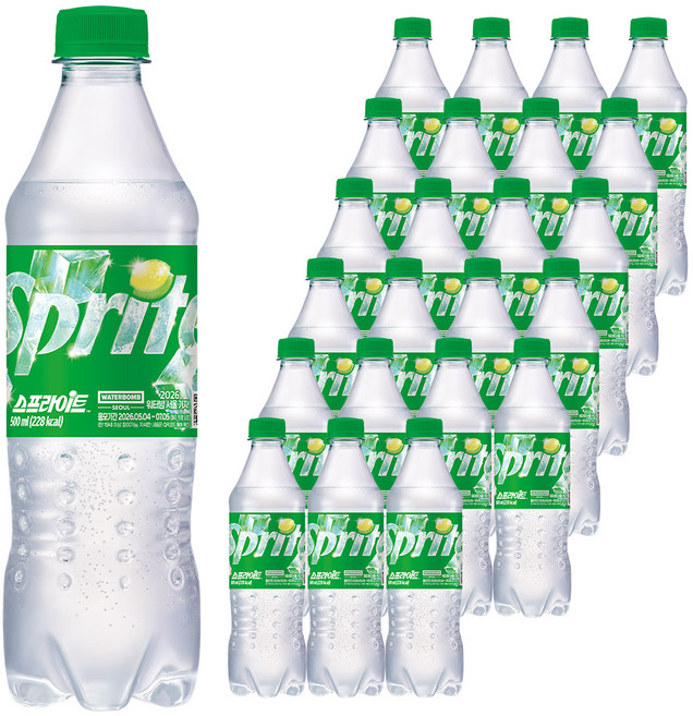 스프라이트 사이다, 500ml, 24개