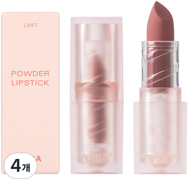 삐아 라스트 파우더 립스틱 2, 09 메리골드, 3.5g, 4개