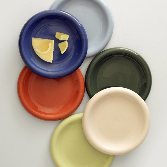 이우아여사 오데뜨 버블 플레이트 6종 세트, 혼합색상, 1세트