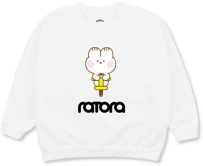 RATORA 兒童寬鬆版型大學T APE-084
