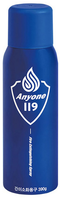 애니원 119 스프레이 소화기 390g, 1개, 클래식 블루