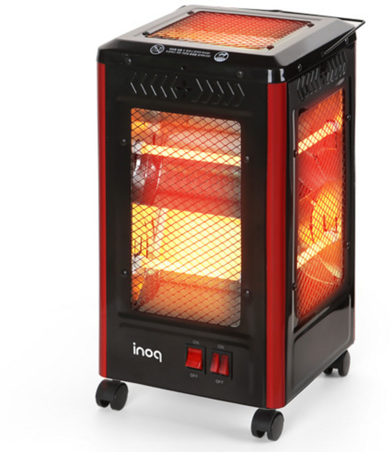 이노크아든 오방향 전기난로 전기히터, RU-506HM, 혼합색상