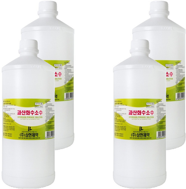 삼현제약 과산화수소수, 4개, 1L