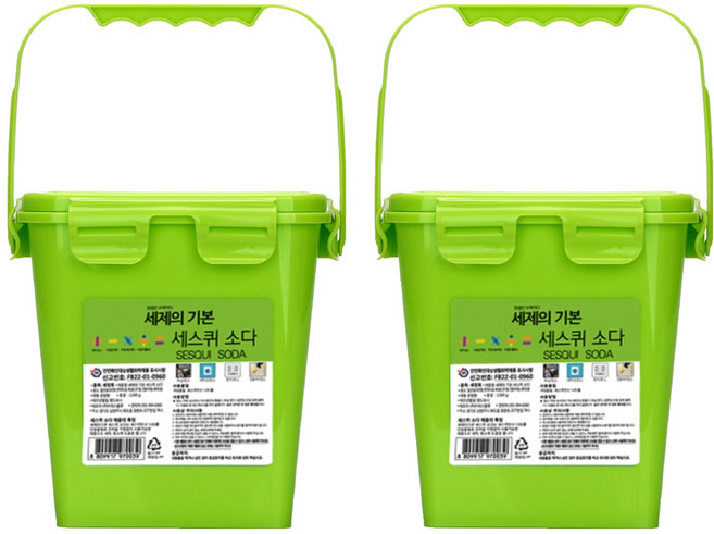 洗劑的基本 倍半碳酸鈉 + 量匙, 2kg, 2個