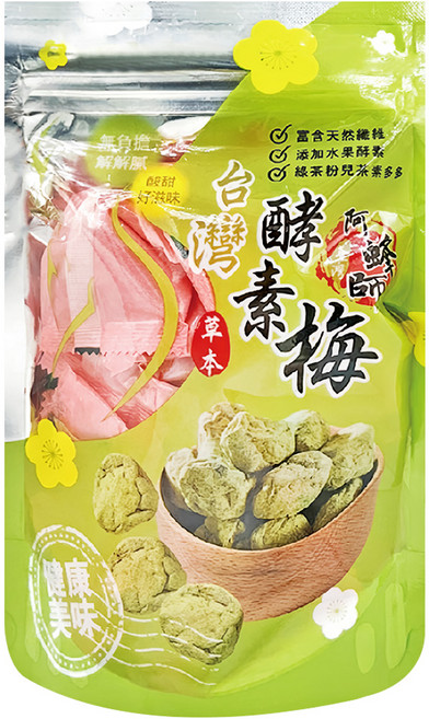 晨一 阿蜂師台灣酵素梅, 200g, 1袋
