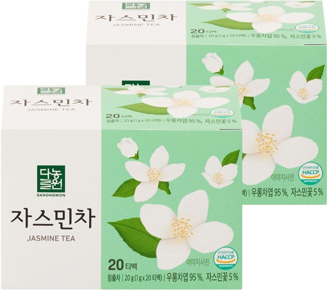 다농원 자스민차, 1g, 20개입, 2개