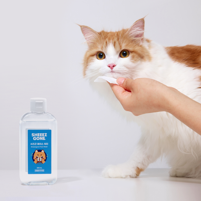 쉬즈곤 반려동물 페이스워터 저자극 눈물지우개, 200ml, 1개