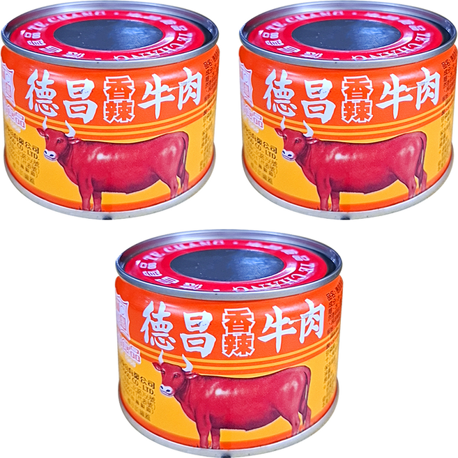 德昌 香辣牛肉罐, 180g, 3罐