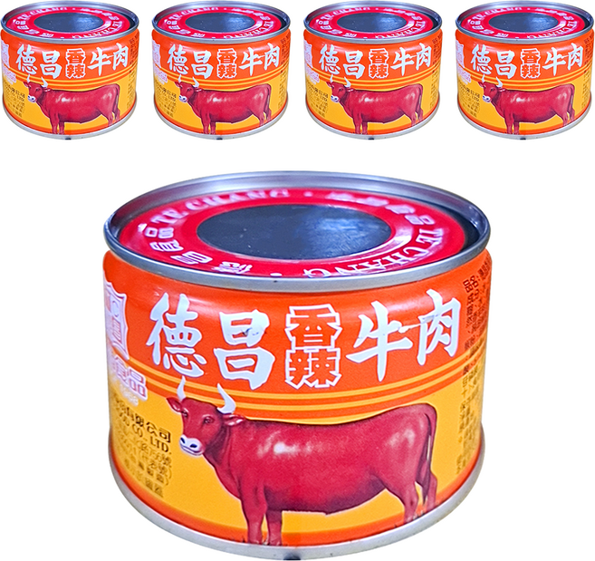 德昌 香辣牛肉罐, 180g, 5罐