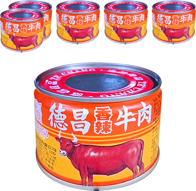 德昌 香辣牛肉罐, 180g, 6罐