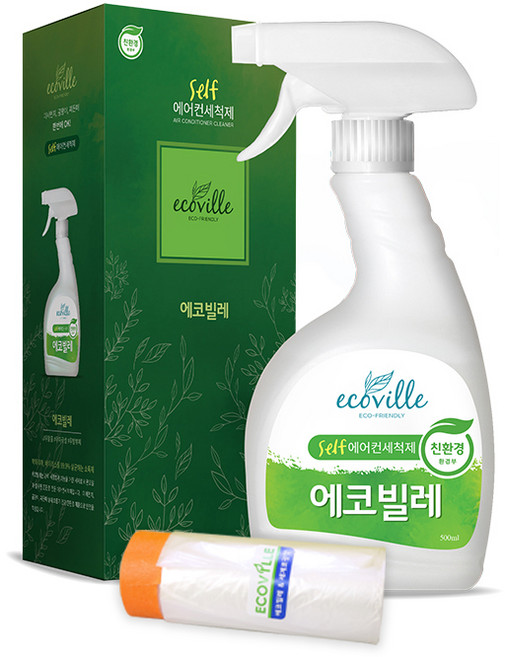 에코빌레 셀프 에어컨 세척제, 500ml, 1개