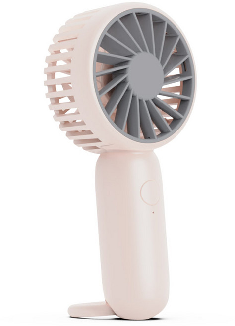 하이온 초미니 버클 휴대용 선풍기, H18, 핑크