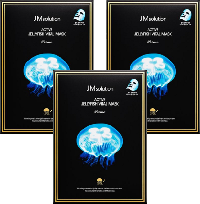 제이엠솔루션 액티브 젤리피쉬 바이탈 프라임 마스크팩, 330ml, 3개