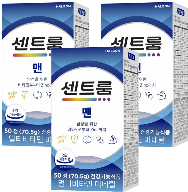 센트룸 맨 멀티비타민 미네랄, 50정, 3개