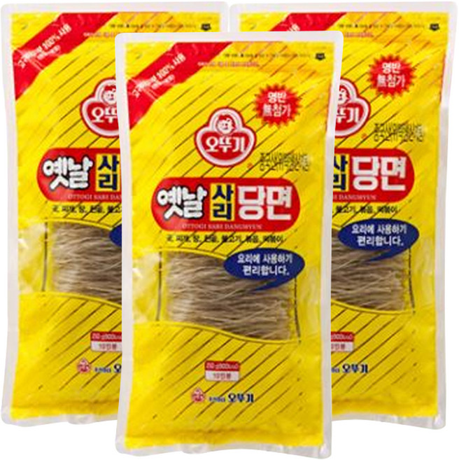 오뚜기옛날 사리 당면, 250g, 3개