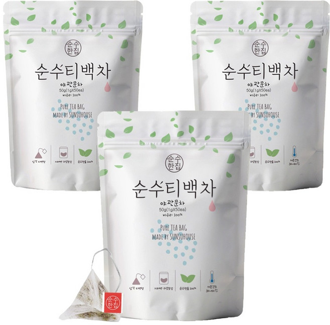 순수한집 야관문차 삼각티백, 1g, 50개입, 3개