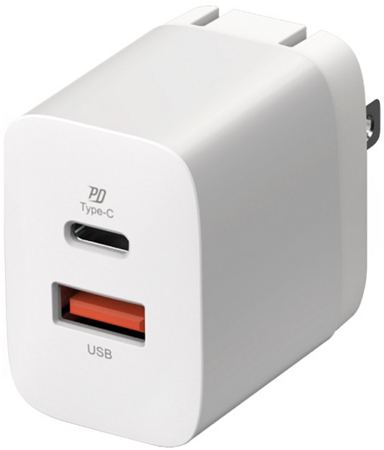 Silicon Power 廣穎電通 QM16 20W Dual Port 快充 充電器 PD+QC Interchangeable Plugs 白色