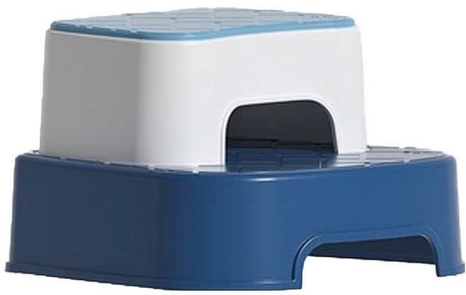 lilikoko 哩哩摳摳 兒童分離式階梯椅 40 x 18 x 42cm, 藍色, 1個