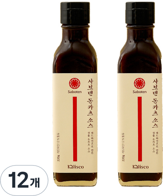 Saboten 勝博殿 豬排醬, 220g, 12個