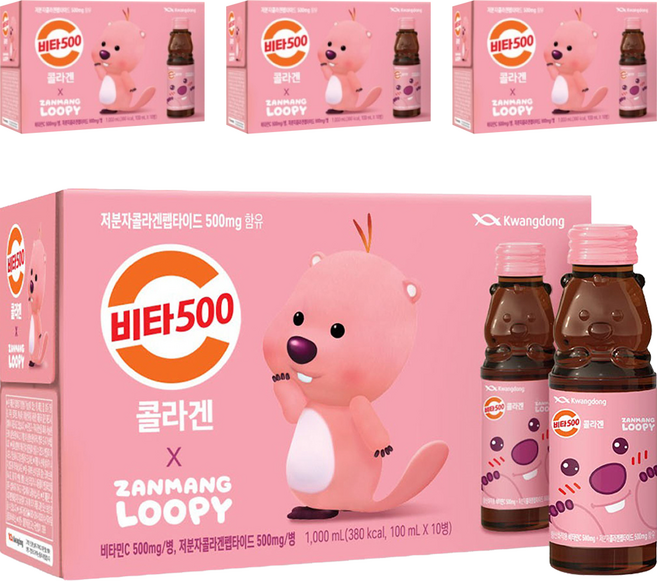 비타500 잔망루피 콜라겐, 100ml, 40개