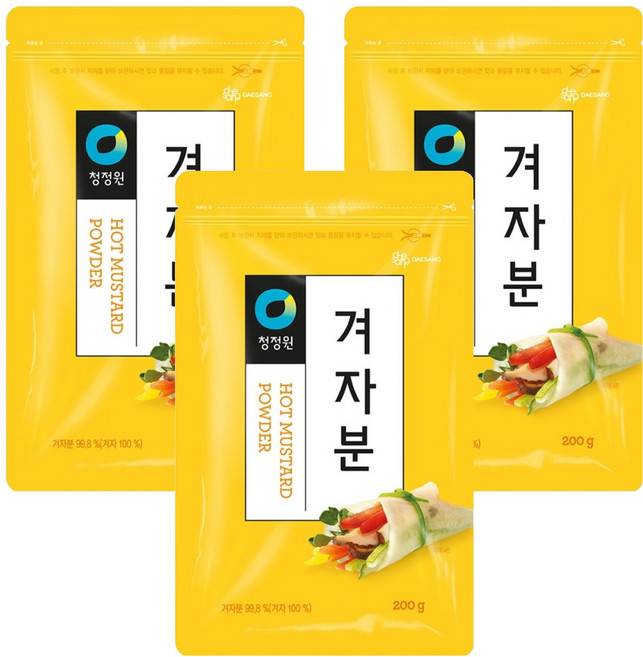 청정원 겨자분, 200g, 6개