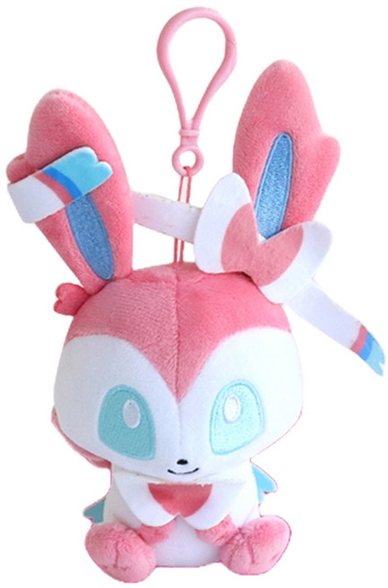 포켓몬스터 큐티팝 가방고리 인형 님피아, 혼합색상, 12cm, 1개