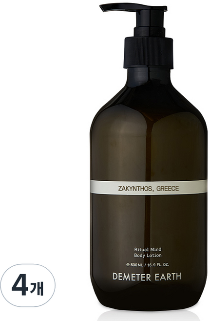 DEMETER 大地身體乳, 4個, 500ml