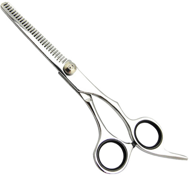 토마고 애견 틴닝 미용가위 155mm, 실버, 1개