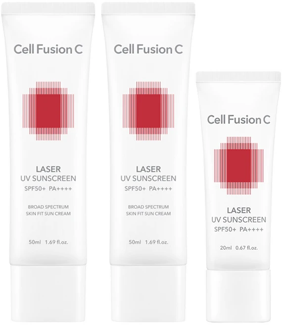 셀퓨전씨 레이저 유브이 썬스크린 SPF50+ PA++++ 50ml x 2p + 20ml, 1개 - 쿠팡
