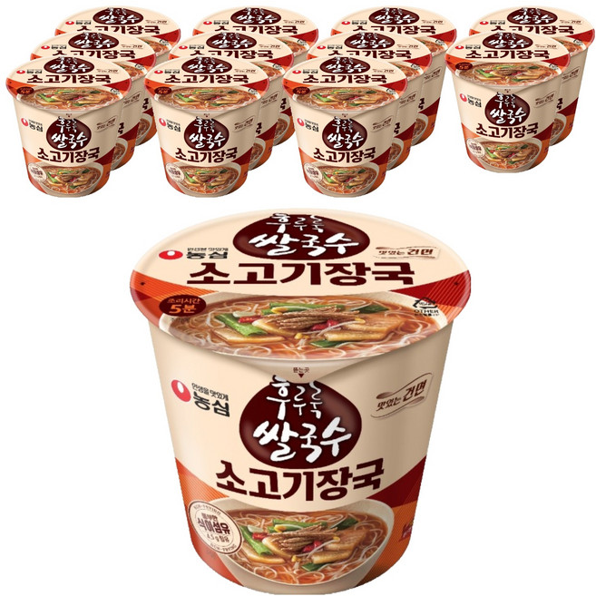 후루룩 쌀국수 소고기장국 73g, 12개