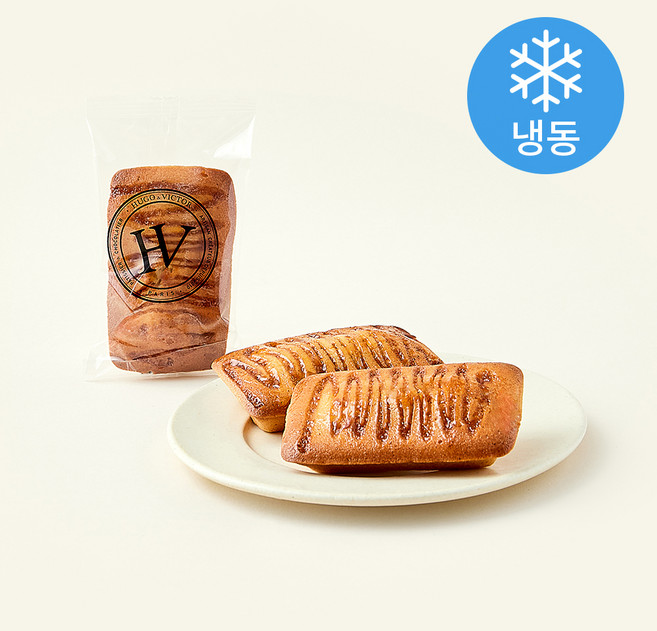 위고에빅토르 피낭시에 캬라멜 구움 (냉동), 50g, 3개입, 1개