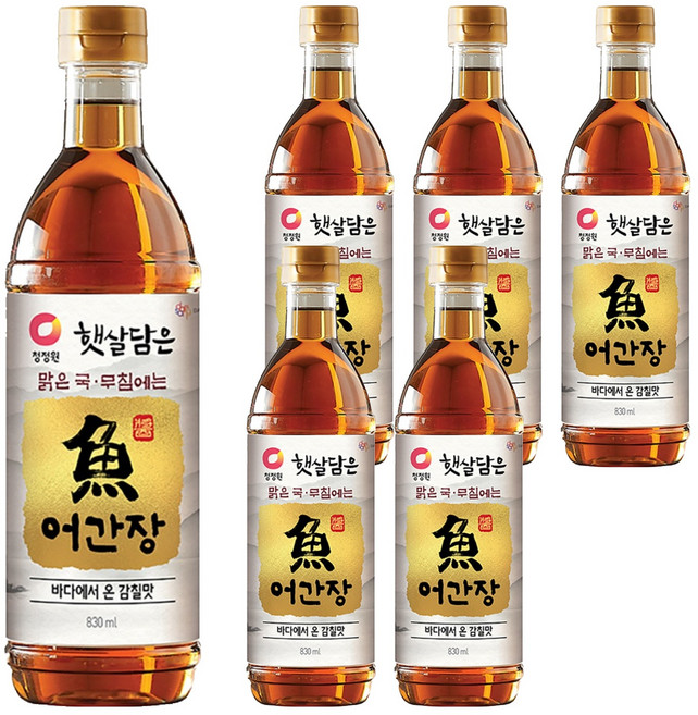 햇살담은 어간장, 6개, 830ml
