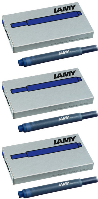 LAMY 만년필용 잉크 카트리지, 블루블랙, 15개