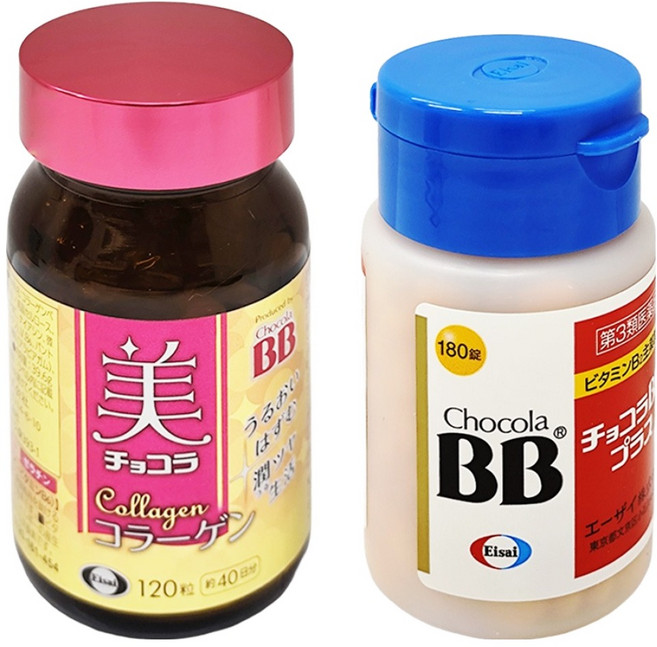 Chocola BB 俏正美 BB Plus 180顆 + Chocola BB 膠原錠 120顆, 1組, 300顆