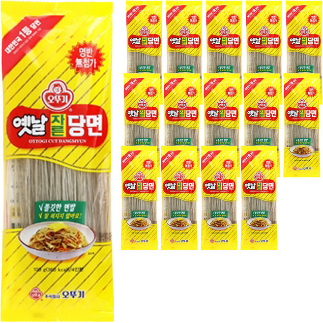 오뚜기옛날 자른 당면, 100g, 15개
